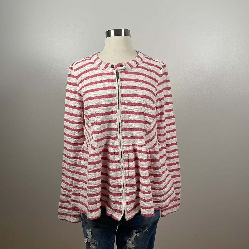 Free People • Striped Peplum Jacket